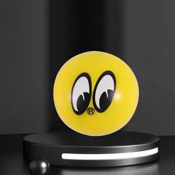 Универсальный черный желтый лунные глаза гоночный рычаг переключения передач автомобильная ручка переключения передач ручная автоматическая акриловая автоматическая коробка передач для стайлинга автомобиля жёлтый