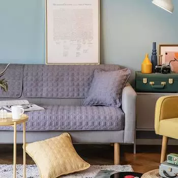 Универсальный четырехсезонный чехол для диванной подушки, нескользящая ткань, чехол для диванной подушки для гостиной, все включено 70*70cm