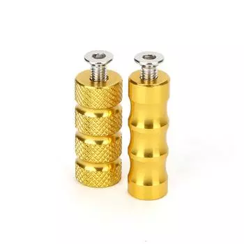 Универсальный ЧПУ M6 мотоциклетный гоночный рычаг переключения передач, педаль тормоза, рычаг переключения передач, подножки, подножки для мотоцикла, подножки красный