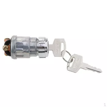 Универсальный цилиндр зажигания 12 В, два ключа 3 для легкового автомобиля
