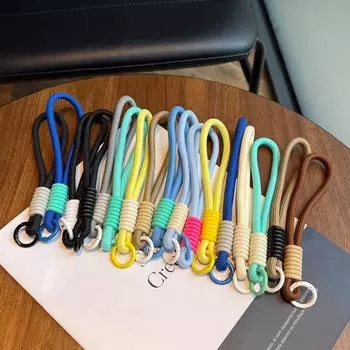 Универсальный цветной ремешок из нейлона для сотового телефона iPhone 16 Pro Max 15 14 13 12 Samsung S25 S24 Ultra S23 A55 A16 A15 A35 Xiaomi 14T 13T Poco X6