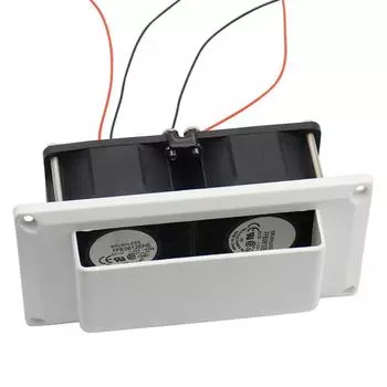 Универсальный DC 12V автомобильный автофургон боковой вентиляционный клапан автомобильный караван лодка крыша вентиляция вытяжной вентилятор малошумные аксессуары чёрный