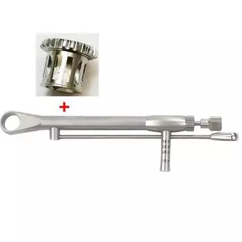 Универсальный дентальный имплантат динамометрический ключ трещотка отвертка из нержавеющей стали Dentium Osstem стоматологические хирургические инструменты инструменты 1Pcs