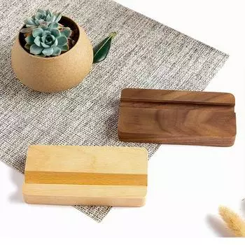 Универсальный деревянный держатель телефона для мобильного телефона, подставка для планшета, настольная поддержка телефона