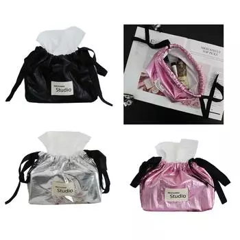 Универсальный держатель для бумаги на шнурке, портативный диспенсер для салфеток, настольный держатель для салфеток, держатель для салфеток для дома и офиса 3