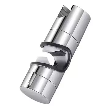 Универсальный держатель для душевой лейки, регулируемый 18~25 мм, держатель для душевой рейки из АБС-хрома, аксессуары для ванной комнаты, кронштейны для крепления душа серебряный