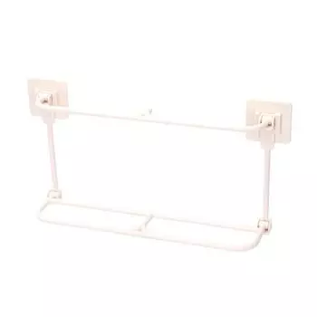 Универсальный держатель для хранения тапочек Beatit, пластиковая настенная вешалка-органайзер для тапочек бежевый