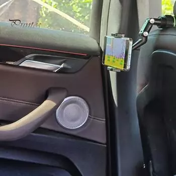 Универсальный держатель для мобильного телефона, вращение на 360 градусов, вид от первого лица, автомобильное зеркало заднего вида, пряжка для телефона, зажим для кухни зелёный