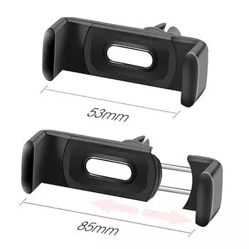 Универсальный держатель для мобильного телефона, автомобильный подголовник, держатель для планшета, зажимы, подставка, поддержка сотового телефона, аксессуары для интерьера чёрный