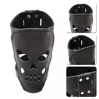 Универсальный держатель для напитков в форме черепа для мотоцикла, велосипеда, дорожные аксессуары, спортивная бутылка для отдыха на природе, кожа, ПУ, вода I2F3