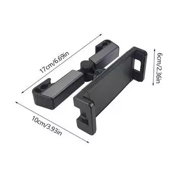 Универсальный держатель для планшета в автомобиле 4,7–13 дюймов для iPad Air1 Air2 Pro 9,7, подставка на заднее сиденье, аксессуары для планшета в автомобилях чёрный