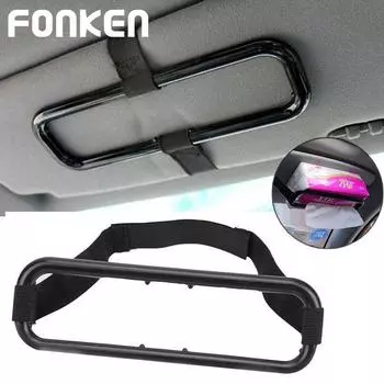 Универсальный держатель для салфеток Fonken, автомобильное сиденье, солнцезащитный козырек, бумажный кронштейн для салфеток чёрный