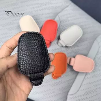 Универсальный держатель для солнцезащитного козырька, зажим для очков, простая установка, магнитный держатель для автомобильных солнцезащитных очков, зажим для очков, аксессуары оранжевый