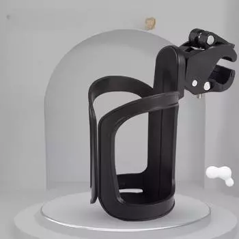 Универсальный держатель для стакана для детских колясок, колясок-зонтиков, электромобилей, велосипедов - держатель для бутылок с быстросъемным креплением Single cup holder