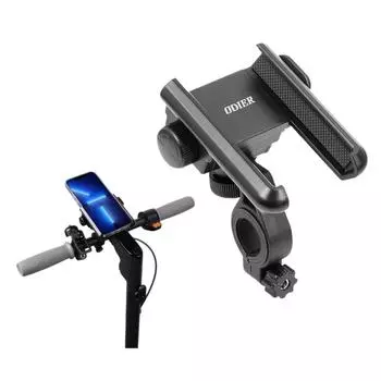 Универсальный держатель для телефона на электрическом скутере на 360 градусов для Xiaomi M365 PRO 1S Mi3, держатель для телефона, подставка на руль, кронштейн для крепления чёрный