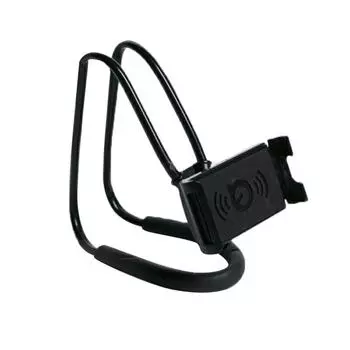 Универсальный держатель для телефона/планшета с вращением на 360 градусов, подвешиваемый на шею, кронштейн-подставка AVE чёрный