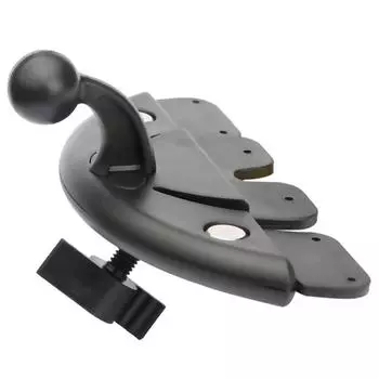 Универсальный держатель для телефона с разъемом для CD в автомобиле, аксессуары, шаровая головка 17 мм для автомобильного держателя мобильного телефона, подставка для автомобильного разъема для CD в автомобиле чёрный