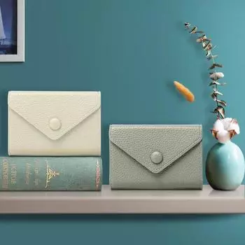 Универсальный держатель карт-аккордеон: Большая емкость, многофункциональность, защита от размагничивания, подходит для женщин и мужчин. бежевый