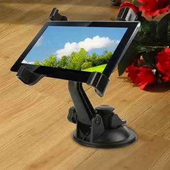 Универсальный держатель на лобовое стекло автомобиля для планшетного ПК iPad 2/3/4/5 Galaxy, черный