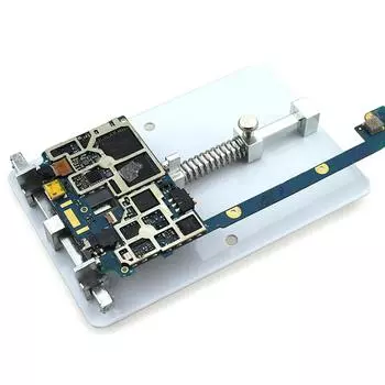 Универсальный держатель печатной платы для инструмента по ремонту мобильных телефонов, фиксированная платформа, зажим для материнской платы, инструмент для пайки серебряный