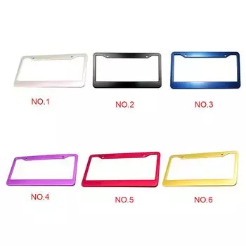 Универсальный держатель рамки номерного знака автомобиля, алюминиевый сплав, кронштейн номерного знака, автомобильный аксессуар, США