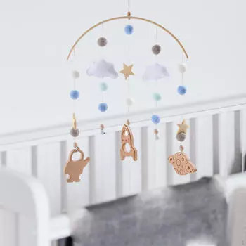 Универсальный детский мобильный телефон погремушки игрушки музыкальная шкатулка вешалка декор комнаты для детей Style A