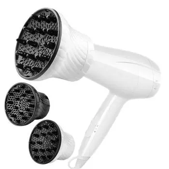 Универсальный диффузор для волос, фен-диффузор, насадка для женщин, длинные, густые, вьющиеся, волнистые волосы, придающие объем, фен-диффузор, сменная насадка чёрный