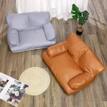 Универсальный диван для домашних животных из искусственной кожи с нескользящим дном, кровать для кошек, диван для собак среднего и маленького размера, Four Seasons 50x40cm