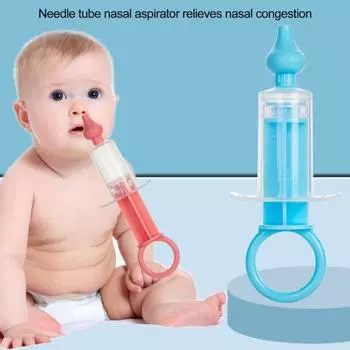 Универсальный дизайн детской трубки, игла аспиратора для носа, съемная игла для ухода за носом белый