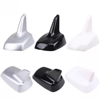 Универсальный для большинства автомобилей внешний декор антенны стильный автомобильный внешний кожух антенны серебристый / черный / белый отделка серебряный