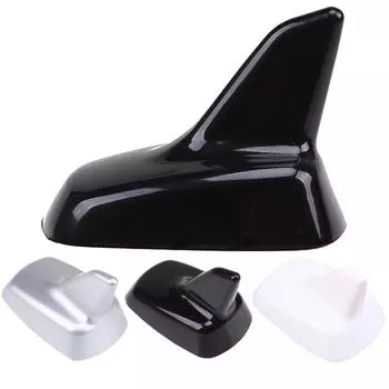 Универсальный для большинства автомобилей внешний декор антенны стильный автомобильный внешний кожух антенны серебристый / черный / белый отделка серебряный