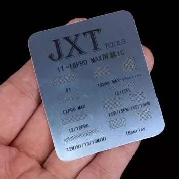 Универсальный для IP 11 12 13 14 15 Pro Max Flex Screen Chip Steel Net ЖК-экран Дисплей Ic Защита BGA Reballing Stencils