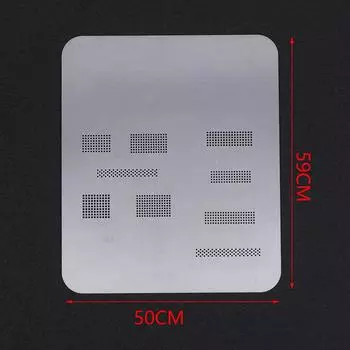 Универсальный для IP 11 12 13 14 15 Pro Max Flex Screen Chip Steel Net ЖК-экран Дисплей Ic Защита BGA Reballing Stencils onesize