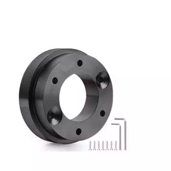 Универсальный для Logitech G29 G920 G923 13/14-дюймовый руль адаптер пластина 70 мм PCD гоночный автомобиль игра модификация серебряный