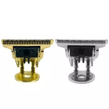 Универсальный для Т-образного триммера для волос, сменная головка с нижним кронштейном серебряный