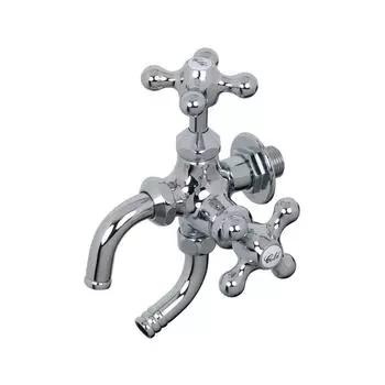 Универсальный домашний кран Kakudai с защитой от замерзания, двухрычажный, 704-141-13