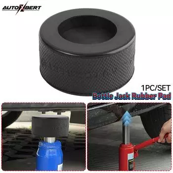 Универсальный домкрат для бутылок, резиновая прокладка, противоскользящий адаптер, опорный блок, инструмент для подъема автомобиля для 10 т домкратов для бутылок, точки ремонта 37 мм чёрный