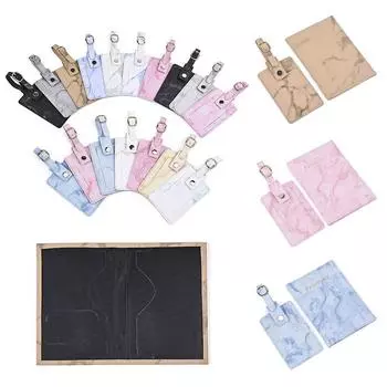 Универсальный дорожный портативный держатель для паспорта для мужчин и женщин, держатель для кредитных карт, багажная бирка, обложка для паспорта