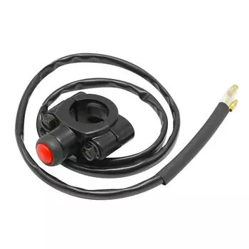 Универсальный двигатель мотоцикла кнопка остановки запуска и отключения двигателя с ЧПУ вращающийся зажим для руля усилителя аксессуары для скутера ATV 22 мм руль