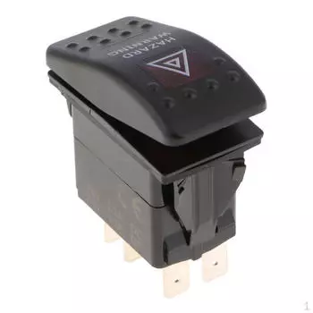 Универсальный двухрычажный переключатель зарядное устройство для автомобиля, лодки, (Красный светодиодный вольтметр)