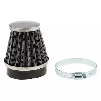 Универсальный фильтр круглый конический большой поток очистки и охладителя для мотоцикла, велосипеда, квадроцикла, 60 мм