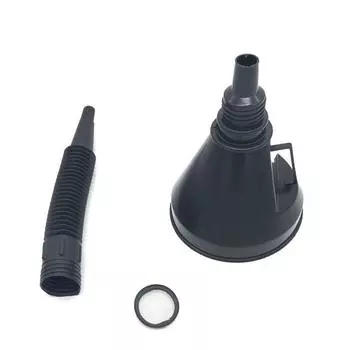 Универсальный фильтр-масленка для автомобиля, грузовика, мотоцикла с трубой для заливки дизельного топлива чёрный