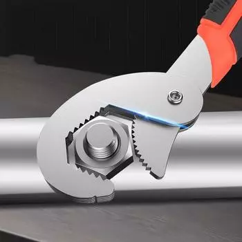 Универсальный гаечный ключ 6-32 мм, нескользящая многофункциональная труба из нержавеющей стали, ручные инструменты разных размеров Small красный