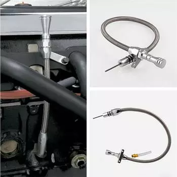 Универсальный гибкий щуп для измерения уровня масла Th350 из нержавеющей стали 5004 530 мм, совместимый с Tth350 Th400 Sbc синий