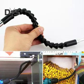 Универсальный гибкий вал, высокопрочная, гибкая, износостойкая, удлинительная отвертка с гибким валом, бытовые принадлежности чёрный