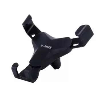 Универсальный гравитационный автомобильный кронштейн для крепления к вентиляционному отверстию для мобильного телефона, подставка для телефона чёрный