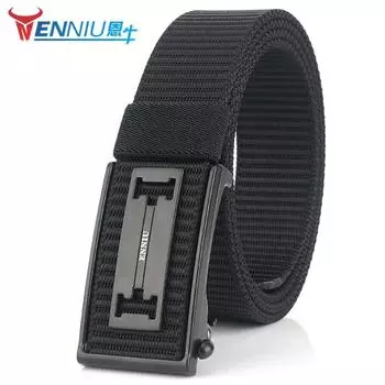 Универсальный холст для улицы, беззубый ремень с автоматической пряжкой, мужской быстросохнущий нейлон, сплав цинка 120cm