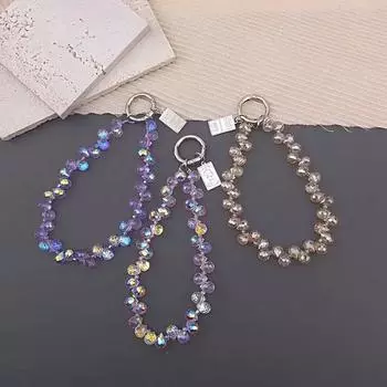 Универсальный хрустальный каплевидный кулон, противоударный ремешок для запястья, чехол для телефона, брелок, аксессуары для телефона K2967