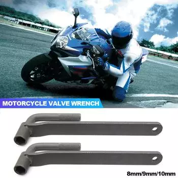 Универсальный инструмент для регулировки клапана мотоцикла, винт клапана, ключ для регулировки клапана 8/9/10 мм, гаечный ключ типа T, щуп 0,1-2 мм