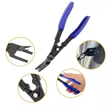 Универсальный инструмент для ремонта автомобильной аудиосистемы, автомобильный зажим, заклепочный крепеж, инструмент для снятия обшивки дверной панели, инструмент для разборки салона автомобиля, инструмент для снятия рычага красный